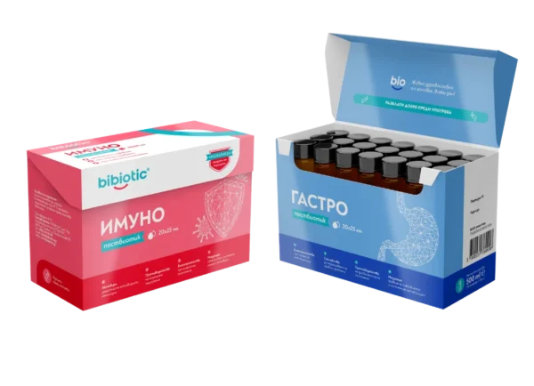 1 бр. Bibiotic® Гастро + 1 бр. Bibiotic® Имуно